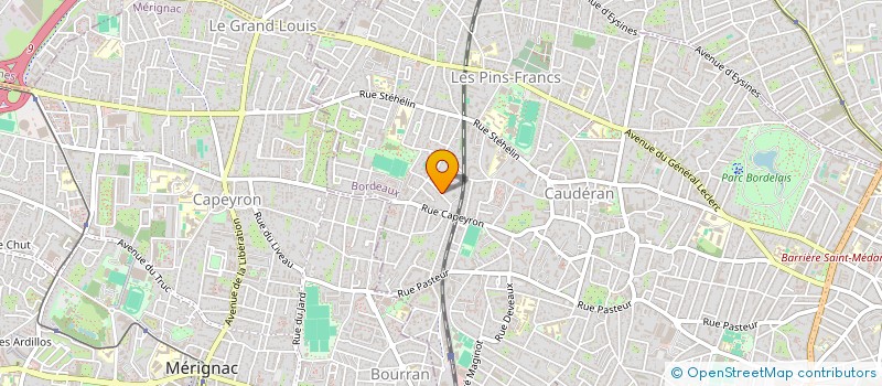 localisation de l'entreprise RES PARC TOURELLES TOUR LES MARRONIERS  BORDEAUX