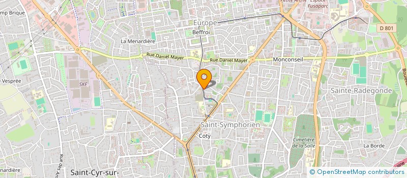 localisation de l'entreprise RES PAUL GAUGUIN  TOURS