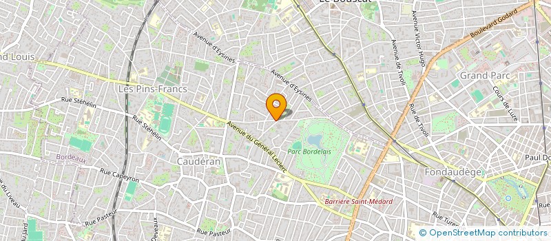 localisation de l'entreprise RES PIQUECAILLOUX BAT B3C3 à BORDEAUX