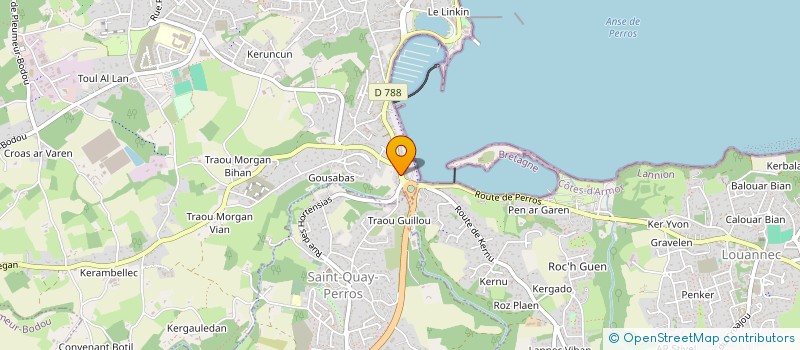 localisation de l'entreprise RES PONT COUENNEC à PERROS-GUIREC