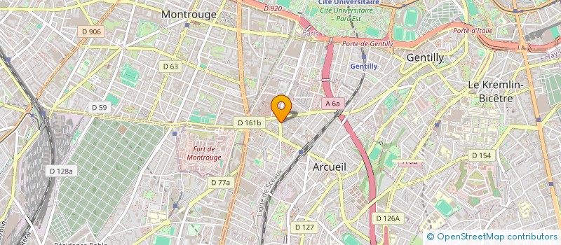 localisation de l'entreprise RES PUBLICA à ARCUEIL