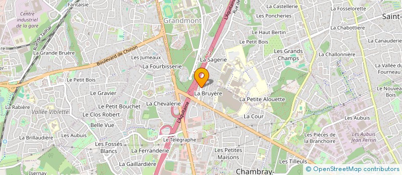 localisation de l'entreprise RES RELAIS 128 CHAMBRAY  CHAMBRAY-LES-TOURS