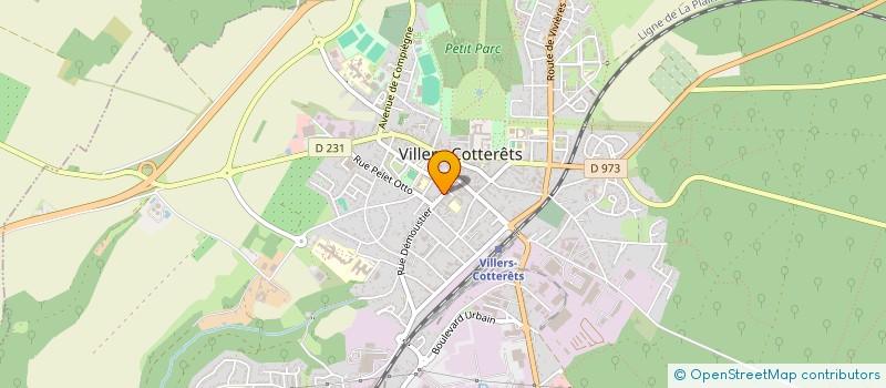 localisation de l'entreprise RES SEVERA VERUM GAUDIUM  VILLERS-COTTERETS