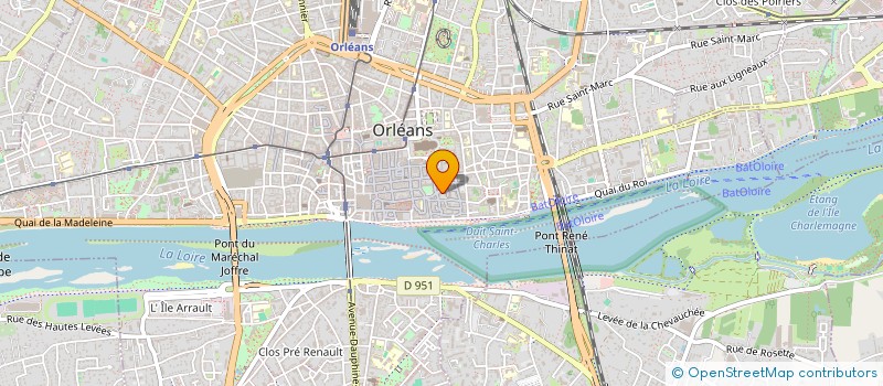 localisation de l'entreprise RES SOLEIL LEVANT à ORLEANS