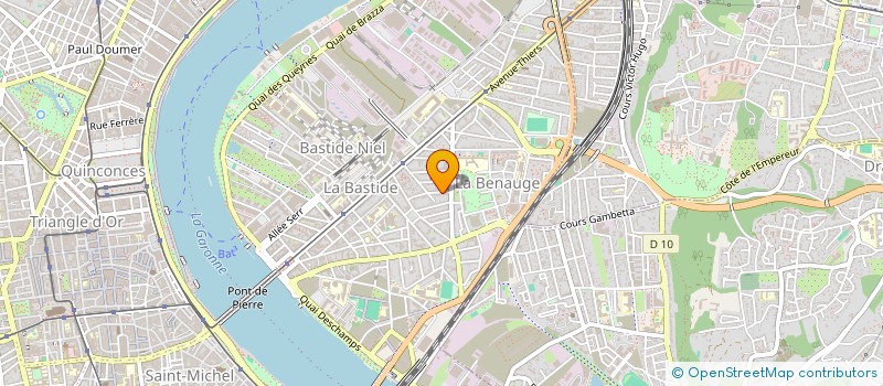 localisation de l'entreprise RES(SOURCES)ND à BORDEAUX