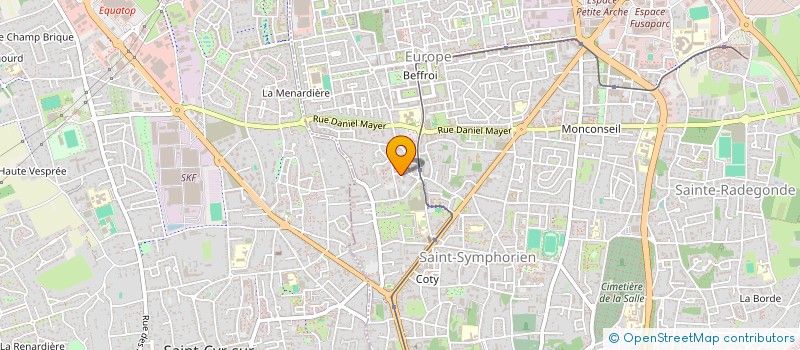 localisation de l'entreprise RES VERTE TOURS NORD  TOURS