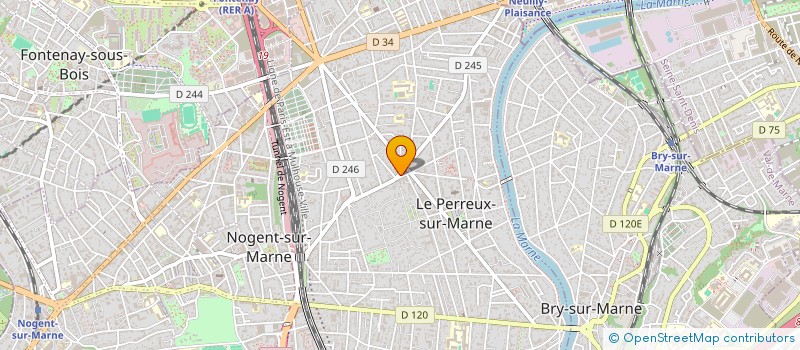 localisation de l'entreprise RES WILLON  LE PERREUX-SUR-MARNE