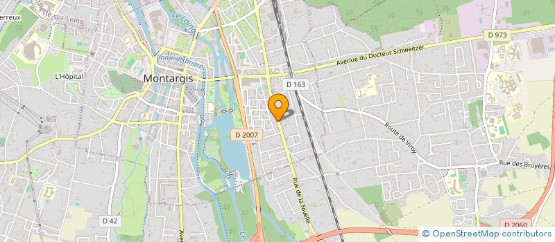 localisation de l'entreprise RES XAINTRAILLES à MONTARGIS