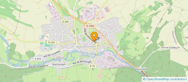 localisation de l'entreprise RESA  STRASBOURG