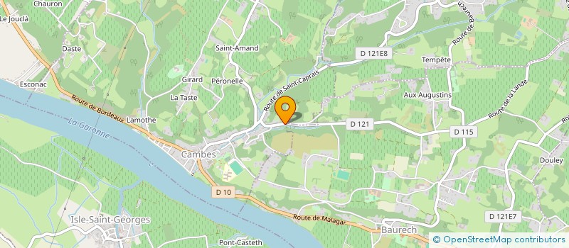 localisation de l'entreprise RESA  CAMBES