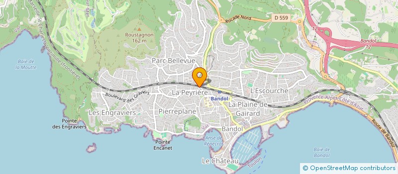 localisation de l'entreprise RESA  BANDOL