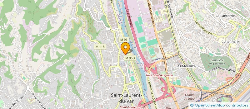 localisation de l'entreprise RESADA à SAINT-LAURENT-DU-VAR