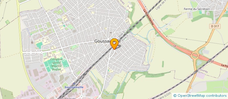 localisation de l'entreprise RESADIYEM MARKET  GOUSSAINVILLE