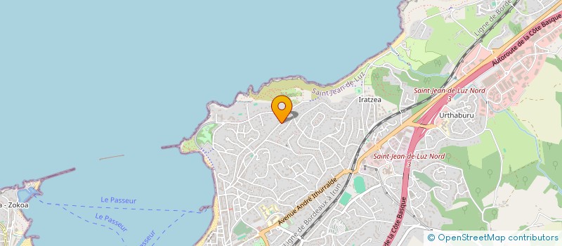 localisation de l'entreprise RESAK à SAINT-JEAN-DE-LUZ