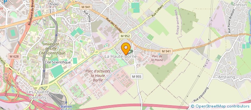 localisation de l'entreprise RESALIB à VILLENEUVE D'ASCQ