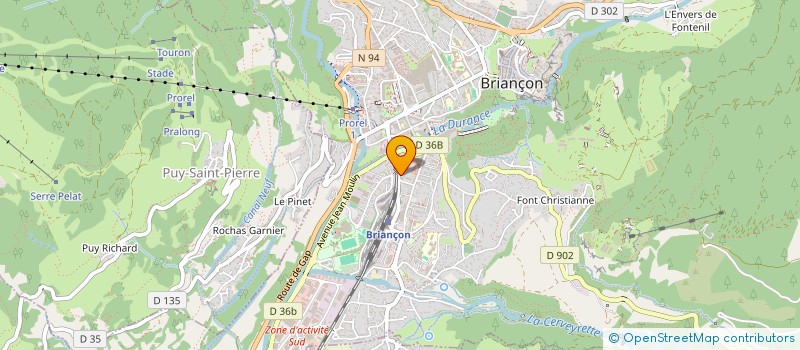 localisation de l'entreprise RESALPARK à BRIANCON
