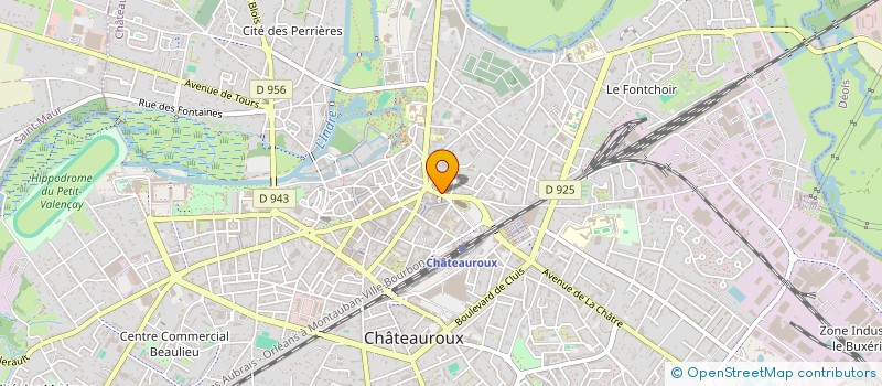 localisation de l'entreprise RESALSA  CHATEAUROUX