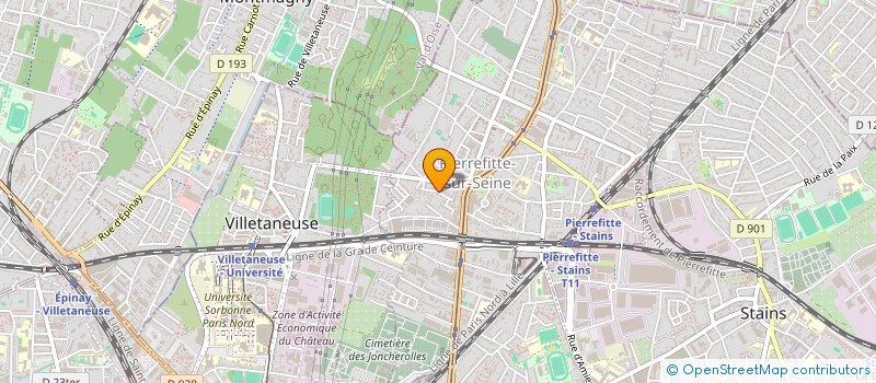 localisation de l'entreprise RESAM ELEC à PIERREFITTE-SUR-SEINE