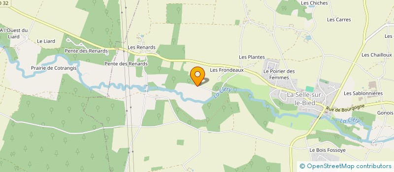 localisation de l'entreprise RESAPE à LA SELLE-SUR-LE-BIED