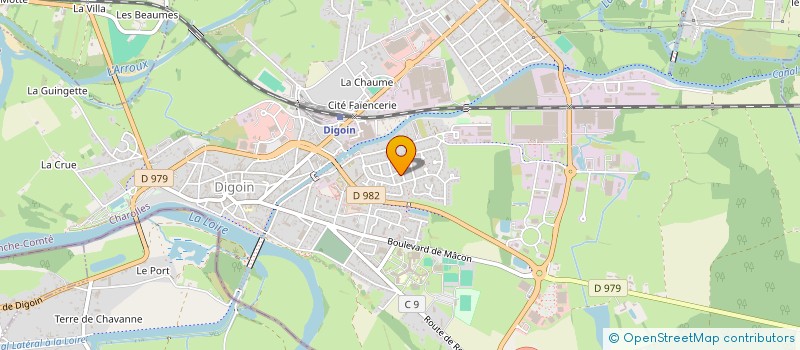 localisation de l'entreprise RESAUTEL à DIGOIN