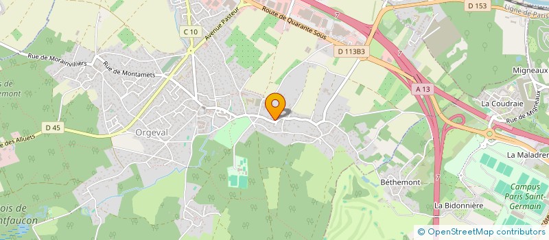 localisation de l'entreprise RESCA à VAUCRESSON