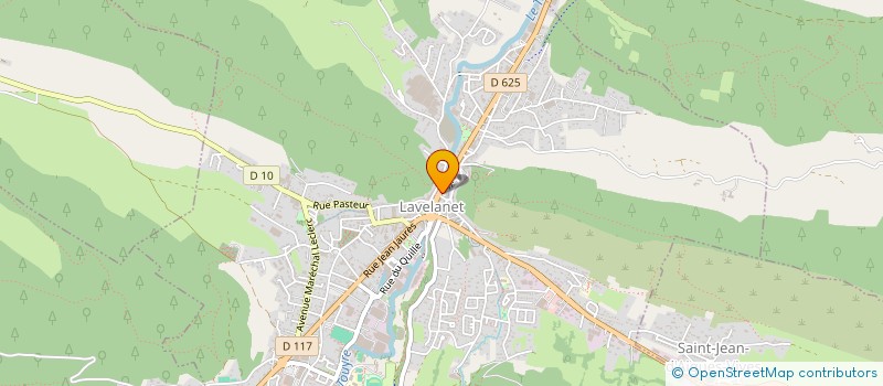 localisation de l'entreprise RESCANIERES - BORIOS à LAVELANET