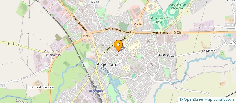 localisation de l'entreprise RESCAPES DE L'ENFER  ARGENTAN