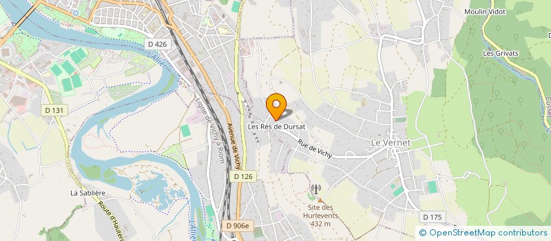 localisation de l'entreprise RESCARPOL  LE VERNET