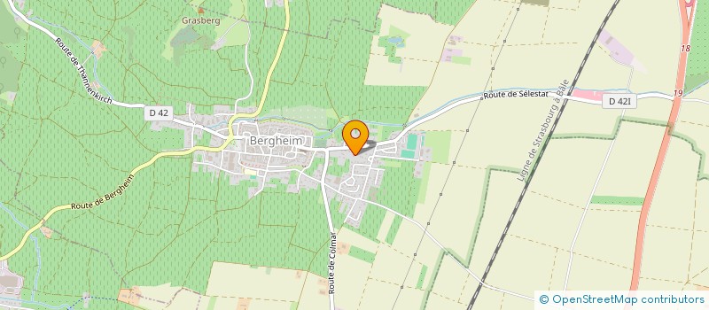 localisation de l'entreprise RESCH VEHICULES UTILITAIRES à BERGHEIM