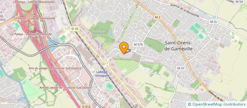 localisation de l'entreprise RESCHILD BARBARO  SAINT-ORENS-DE-GAMEVILLE