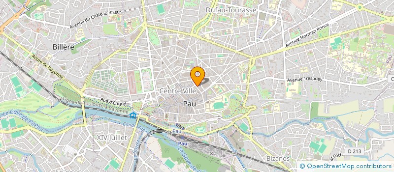 localisation de l'entreprise RESCO FOURRURES à PAU