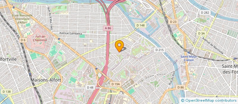 localisation de l'entreprise RESCOM à MAISONS-ALFORT