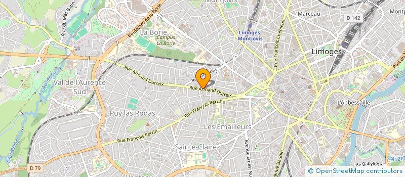 localisation de l'entreprise RESCOUSSE 87 à PANAZOL