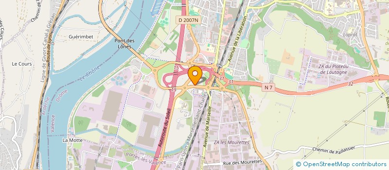 localisation de l'entreprise RESCUE 26  VALENCE