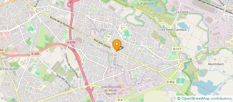 localisation de l'entreprise RESCUE ELECTRO INFORMATIQUE  TRELAZE