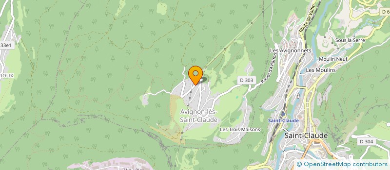 localisation de l'entreprise RESEARCH AS PRACTICE  AVIGNON-LES-SAINT-CLAUDE