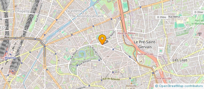 localisation de l'entreprise RESEAU 2000  PARIS