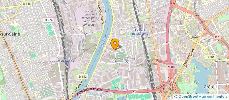 localisation de l'entreprise RESEAU 2000 à ALFORTVILLE