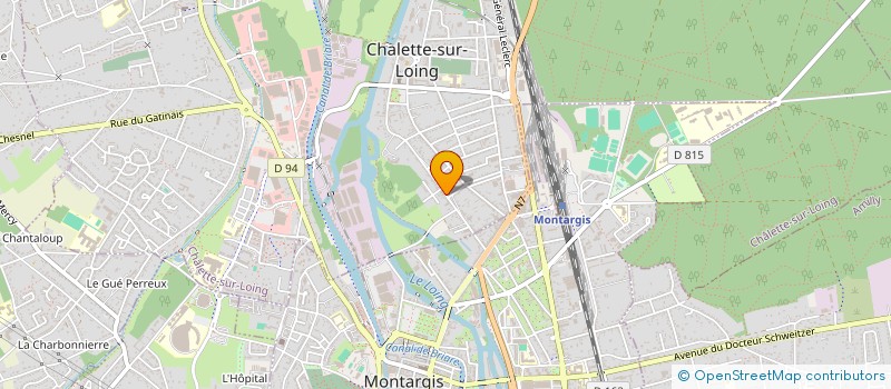 localisation de l'entreprise RESEAU 3 S à CHALETTE-SUR-LOING
