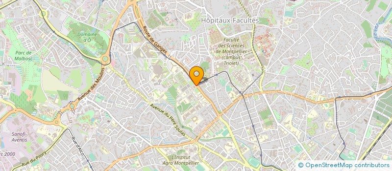 localisation de l'entreprise RESEAU 34 MEDECINS ET TOXICOMANIES à MONTPELLIER