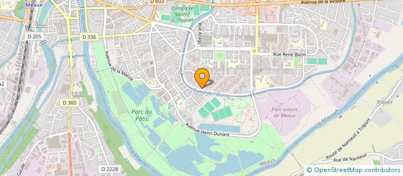 localisation de l'entreprise RESEAU 77 à MEAUX
