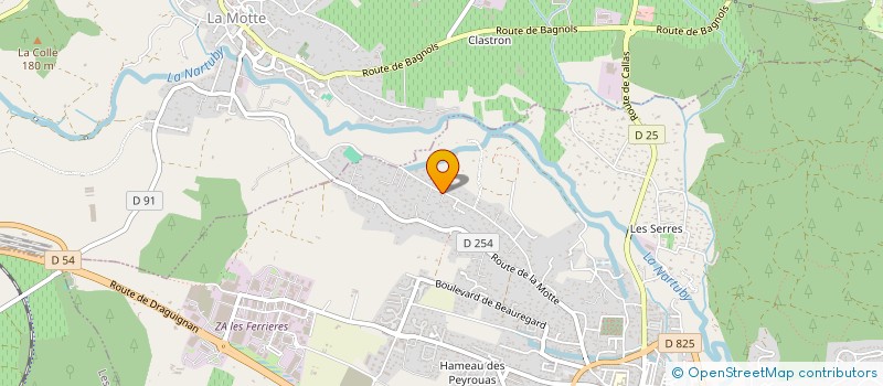 localisation de l'entreprise RESEAU ACTIF  LE MUY