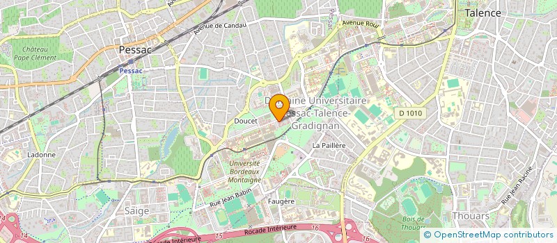 localisation de l'entreprise RESEAU AFRICAIN DES LEADERS  PESSAC