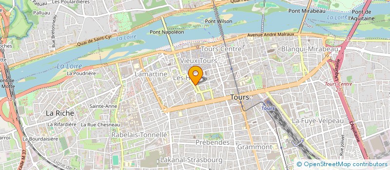 localisation de l'entreprise RESEAU AFRIQUE 37 à TOURS