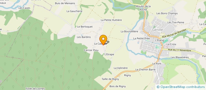 localisation de l'entreprise RESEAU AGBADOE  GENILLE