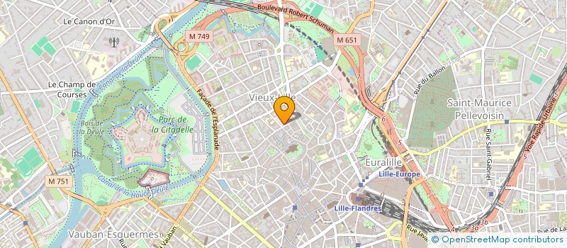 localisation de l'entreprise RESEAU AGGLOM FLANDR HAINAUT ARTOIS LITT à LILLE