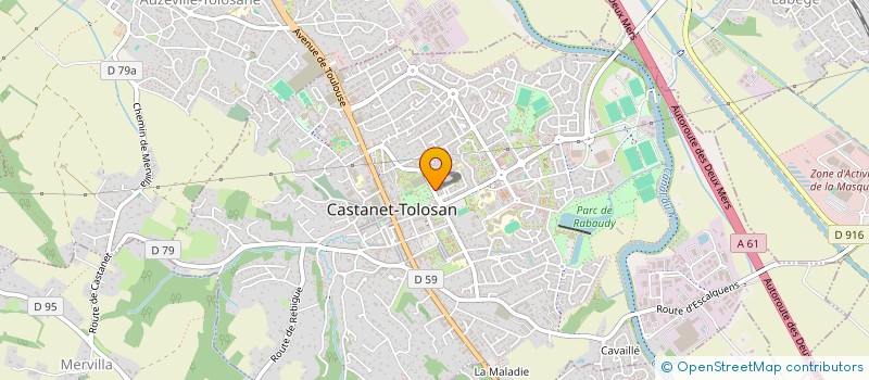 localisation de l'entreprise RESEAU AGRIVILLE à CASTANET-TOLOSAN