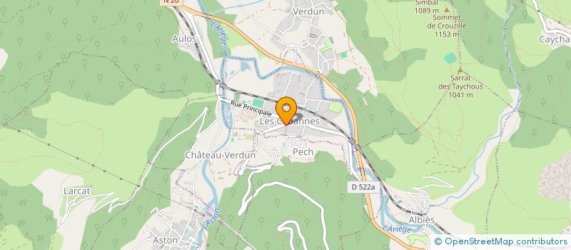 localisation de l'entreprise RESEAU AGRO ALIMENTAIRE DES PYRENEES à LES CABANNES