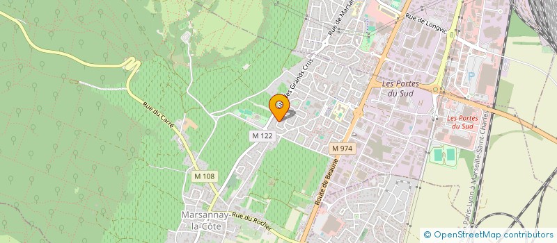 localisation de l'entreprise RESEAU ALZHEIMER  MARSANNAY-LA-COTE