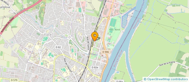 localisation de l'entreprise RESEAU APA 71 - SSIAD EST  MACON